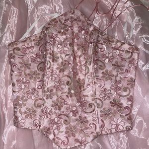 Vintage Halter Corset Top